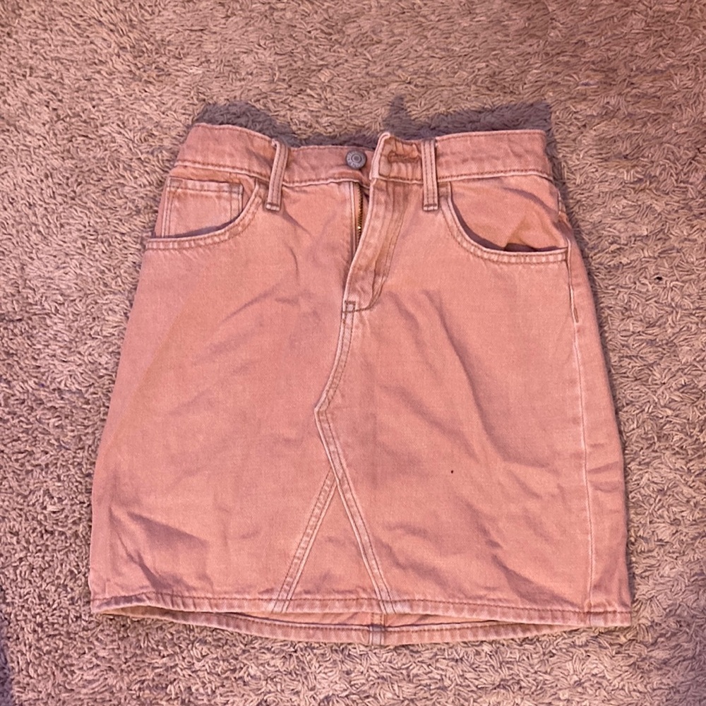 Cute Pink Old Navy Jean Skirt Large (10-12)